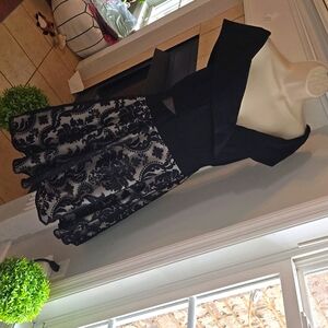 Sexy sz 12 black cocktail dress